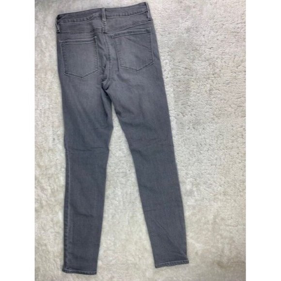 Athleta Size 30x29.5 (Measured) Womens Gray Skinny Jeans Stretch Mid Rise - Picture 3 of 3